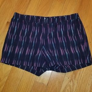 Merona Cotton Navy Patterned Shorts size 12